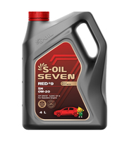 Масло моторное S-OIL 7 RED#9 SN 0W20 синт.(4л)