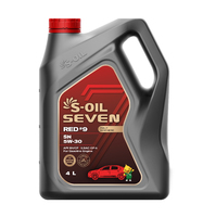 Масло моторное S-OIL 7 RED#9 SN 5W30 синт.(4л)