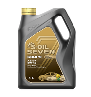 Масло моторное S-OIL 7 GOLD#9 A3/B4 5W40 синт.(1л)
